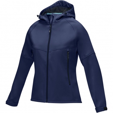 Logo trade promotional gifts picture of: Coltan women’s GRS recycled softshell jacket