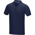 Graphite short sleeve men’s organic polo, Navy