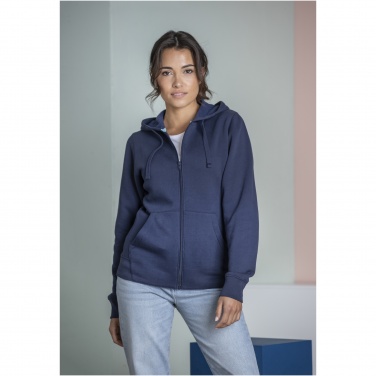 Logotrade promotional merchandise image of: Ruby women’s organic recycled full zip hoodie