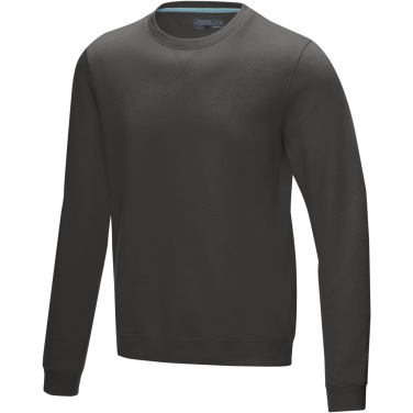 Logo trade promotional products image of: Jasper men’s organic recycled crewneck sweater