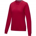 Jasper women’s organic recycled crewneck sweater, Red