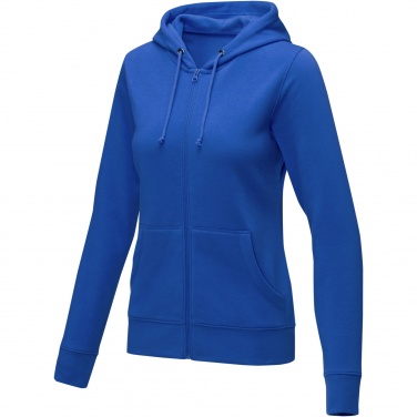 Logo trade advertising products picture of: Theron women’s full zip hoodie