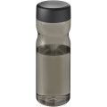 H2O Active® Eco Base 650 ml screw cap water bottle, Charcoal / Solid black