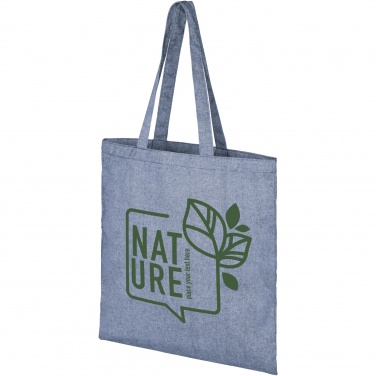 Logo trade promotional merchandise image of: Pheebs 210 g/m² recycled tote bag 7L