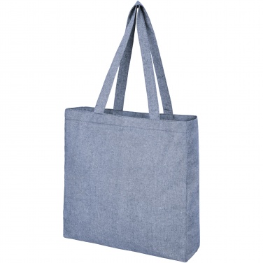 Logotrade promotional merchandise image of: Pheebs 210 g/m² recycled gusset tote bag 13L