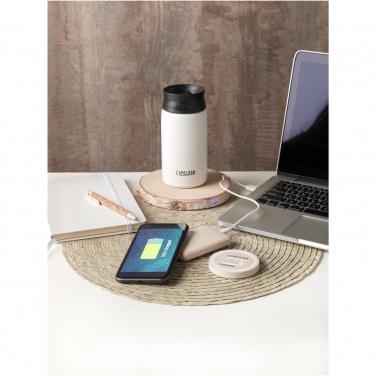 Logotrade corporate gift picture of: Naka 5W wheat straw wireless charging pad