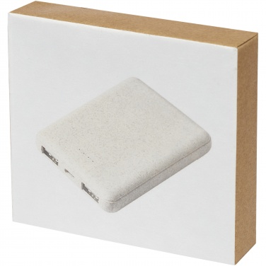 Logotrade promotional product image of: Asama 5000 mAh wheat straw power bank