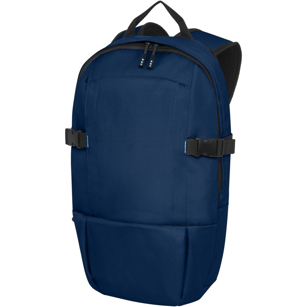 Logotrade promotional giveaway image of: Baikal 15" GRS RPET laptop backpack 8L