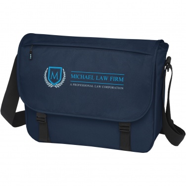 Logotrade promotional giveaway image of: Baikal GRS RPET 15" laptop bag 12L