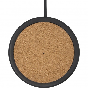 Logo trade promotional product photo of: Kivi 10W limestone/cork wireless charging pad