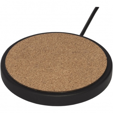 Logotrade corporate gift picture of: Kivi 10W limestone/cork wireless charging pad