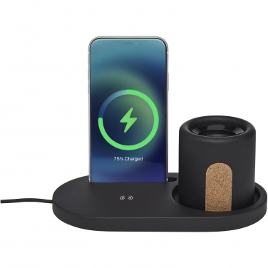 Logotrade promotional product picture of: Klip 5W wireless charging desk organizer