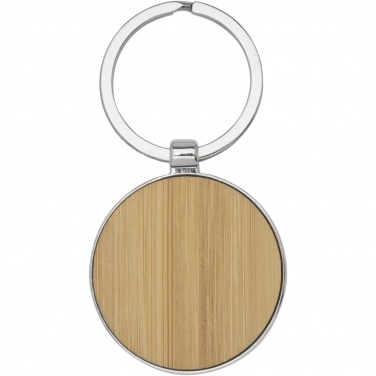 Logotrade promotional gift picture of: Nino bamboo round keychain