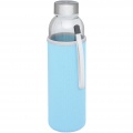 Bodhi 500 ml glass water bottle, Light blue