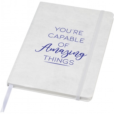 Logo trade promotional merchandise image of: Breccia A5 stone paper notebook