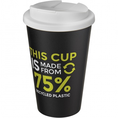 Logotrade promotional merchandise image of: Americano® Eco 350 ml recycled tumbler with spill-proof lid