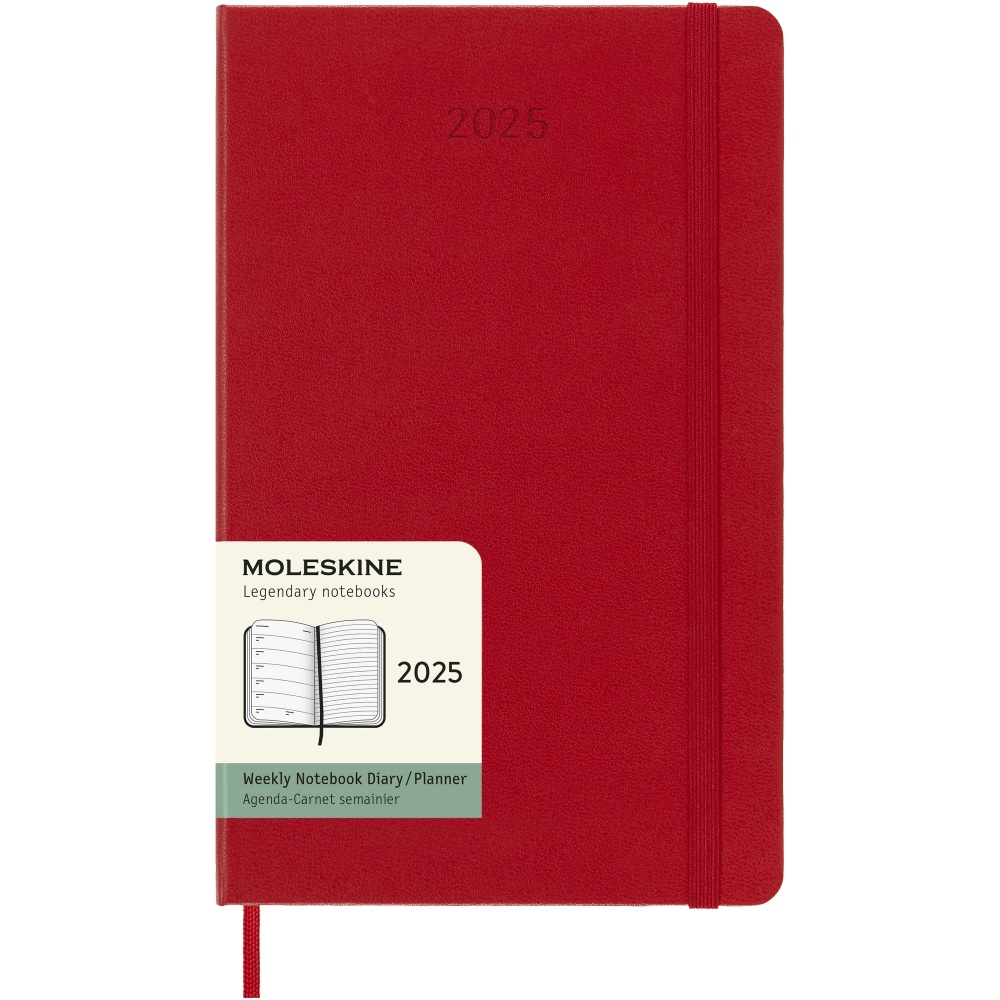 Logotrade promotional giveaway picture of: Moleskine hard cover 12 month weekly L planner