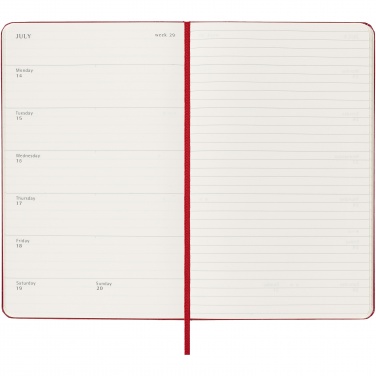 Logotrade promotional gift picture of: Moleskine hard cover 12 month weekly L planner