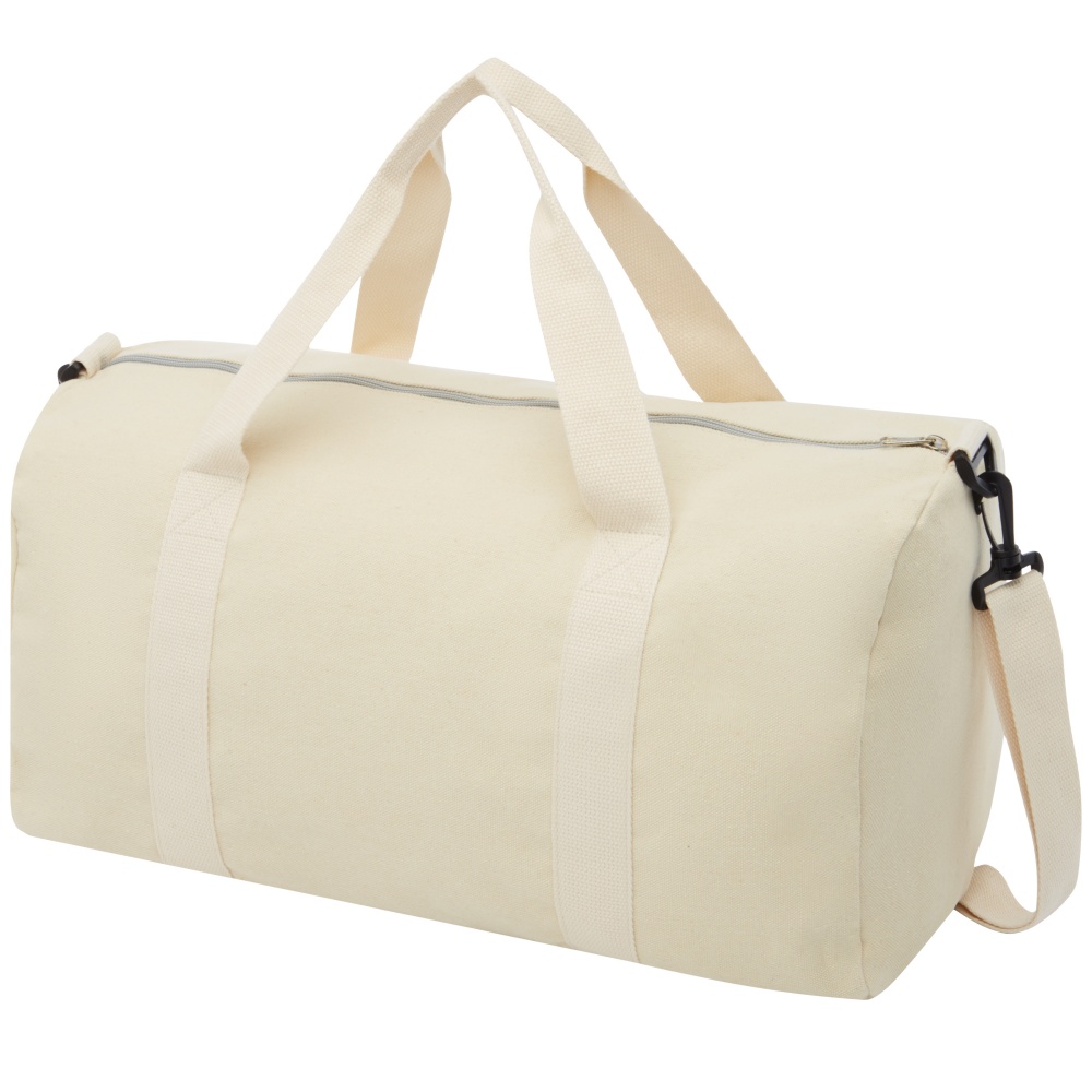 Logotrade promotional items photo of: Pheebs 450 g/m² recycled cotton and polyester duffel bag 24L