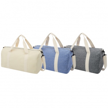 Logotrade corporate gift picture of: Pheebs 450 g/m² recycled cotton and polyester duffel bag 24L