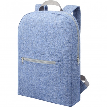 Logotrade promotional item picture of: Pheebs 450 g/m² recycled cotton and polyester backpack 10L