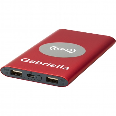 Logo trade promotional gifts picture of: Juice 8000mAh wireless power bank