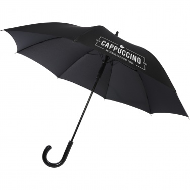 Logotrade advertising product picture of: Fontana 23" auto open umbrella with carbon look and crooked handle