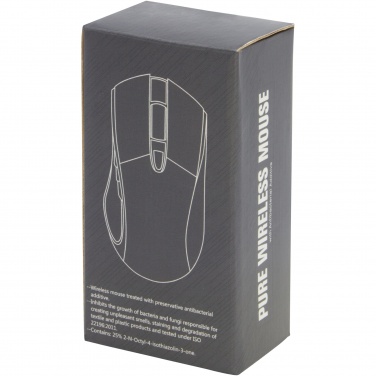 Logo trade promotional merchandise picture of: Pure wireless mouse with antibacterial additive