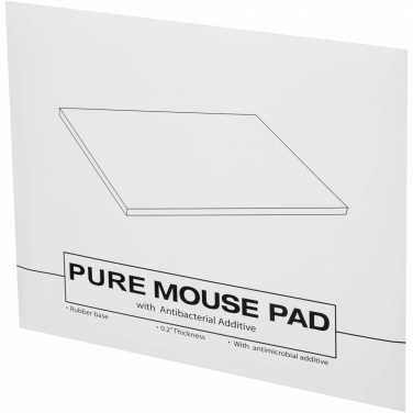 Logo trade promotional items image of: Pure mouse pad with antibacterial additive