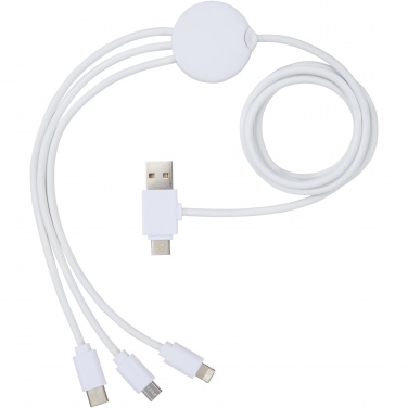 Logotrade promotional merchandise image of: Pure 5-in-1 charging cable with antibacterial additive