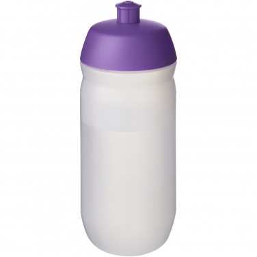 Logo trade promotional giveaways picture of: HydroFlex™ Clear 500 ml squeezy sport bottle