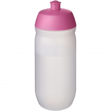 Logo trade promotional giveaways image of: HydroFlex™ Clear 500 ml squeezy sport bottle