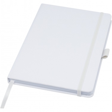 Logo trade promotional product photo of: Honua A5 recycled paper notebook with recycled PET cover