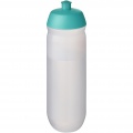 HydroFlex™ Clear 750 ml squeezy sport bottle, Aqua blue / Frosted clear