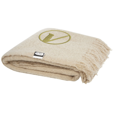 Logotrade promotional merchandise picture of: Ivy GRS certified RPET blanket