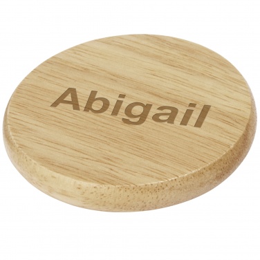 Logotrade corporate gifts photo of: Scoll wooden coaster with bottle opener