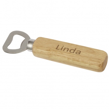 Logo trade corporate gifts picture of: Brama wooden bottle opener