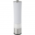 Kirkenes electric salt or pepper mill, White