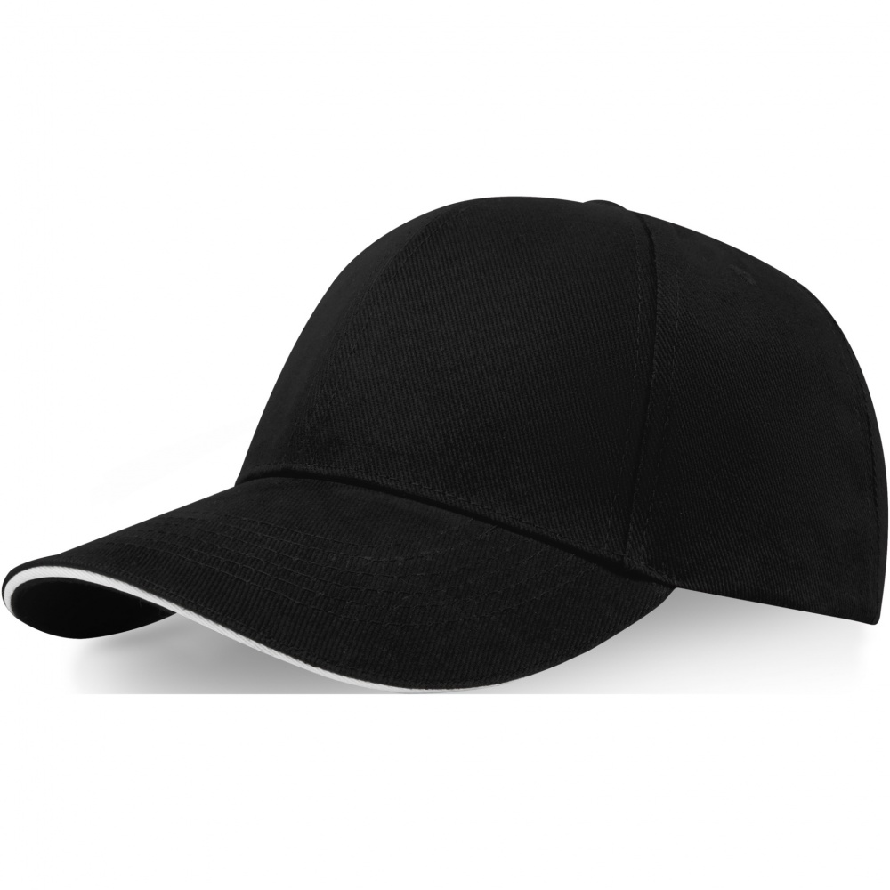 Logo trade promotional product photo of: Topaz 6 panel GRS recycled sandwich cap