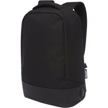 Logo trade promotional merchandise picture of: Cover GRS RPET anti-theft backpack 18L