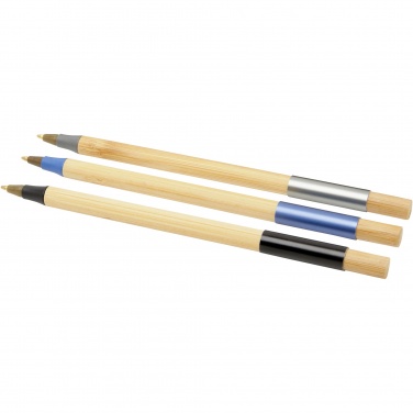 Logotrade promotional giveaway image of: Kerf 3-piece bamboo pen set