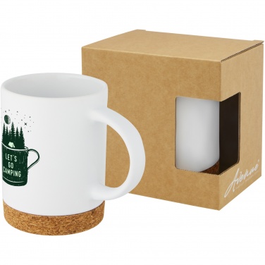 Logotrade promotional product picture of: Neiva 425 ml ceramic mug with cork base