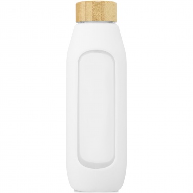 Logotrade promotional merchandise picture of: Tidan 600 ml borosilicate glass bottle with silicone grip