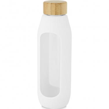 Logotrade promotional product picture of: Tidan 600 ml borosilicate glass bottle with silicone grip