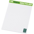 Desk-Mate® A5 recycled notepad, White