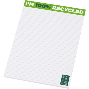 Logo trade advertising products picture of: Desk-Mate® A5 recycled notepad