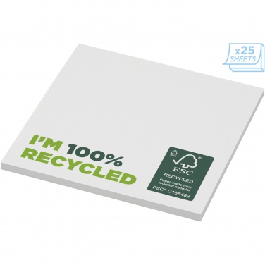 Logo trade promotional product photo of: Sticky-Mate® recycled sticky notes 75 x 75 mm