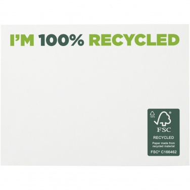 Logo trade promotional item photo of: Sticky-Mate® recycled sticky notes 100x75 mm