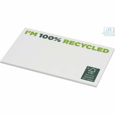 Logotrade promotional merchandise image of: Sticky-Mate® recycled sticky notes 127 x 75 mm