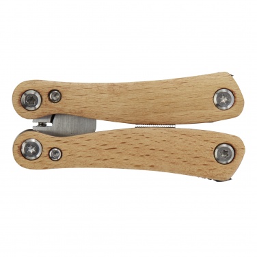 Logo trade promotional gift photo of: Anderson 12-function medium wooden multi-tool